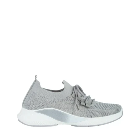 Matrona szürke női sportcipő, textil anyagból készült