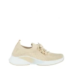 Matrona bézs női sportcipő, textil anyagból készült