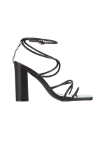 Ariadne fekete női szandál, műbőrből készült