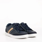 Seamus kék férfi sportcipő, műbőrből készült