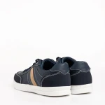 Seamus kék férfi sportcipő, műbőrből készült