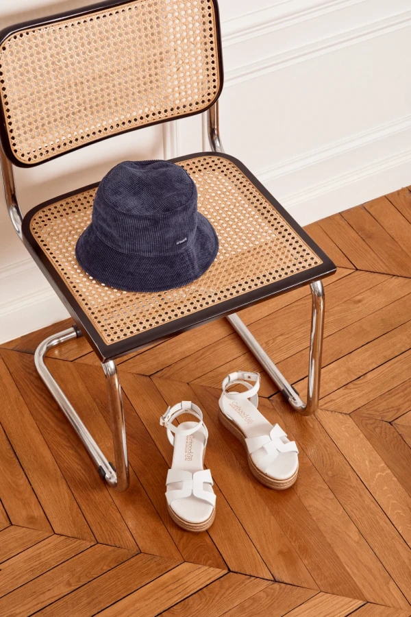 Girlhood fehér női szandál, Caderina valódi bőrből