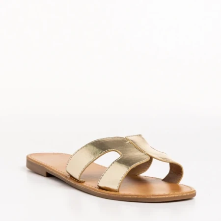 Aveza arany női papucs, műbőrből készült