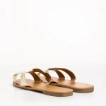 Aveza arany női papucs, műbőrből készült