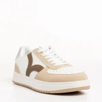 Criseida fehér és bézs női sportcipő, műbőrből készült