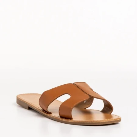 Aveza camel női papucs, műbőrből készült