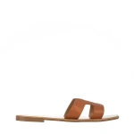 Aveza camel női papucs, műbőrből készült