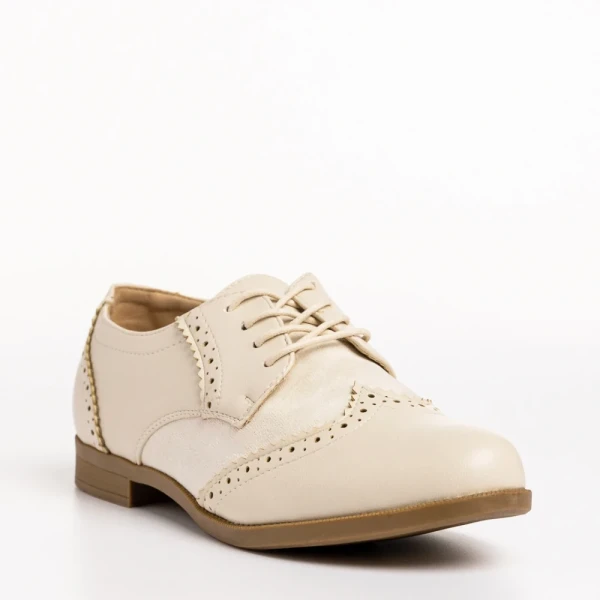 Briar bézs női cipő, műbőrből készült