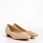 Bernarda bézs női cipő, műbőrből készült