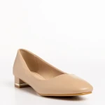 Bernarda bézs női cipő, műbőrből készült