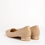 Bernarda bézs női cipő, műbőrből készült