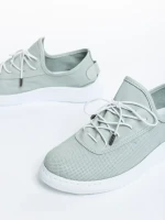 Nilda zöld alkalmi női cipő, valódi bőrből készült