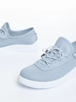 Nilda kék alkalmi női cipő, valódi bőrből készült