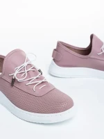 Nilda lila alkalmi női cipő, valódi bőrből készült