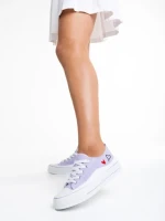 Andreina lila női tornacipő, textil anyagból készült