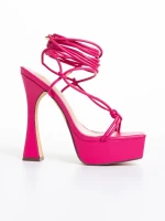 Kimbra fukszia női szandál, műbőrből készült