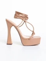 Kimbra camel női szandál, műbőrből készült