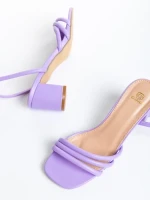 Mariya lila női szandál, műbőrből készült