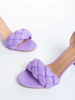 Luigia lila női szandál, műbőrből készült