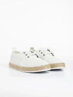 Raiden fehér férfi sportcipő, műbőrből készült