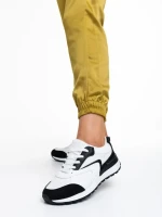 Taika fekete női sportcipő, textil anyagból készült