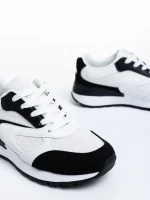 Taika fekete női sportcipő, textil anyagból készült