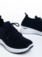 Davinia navy női sportcipő, textil anyagból készült