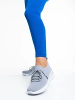 Davinia szürke női sportcipő, textil anyagból készült