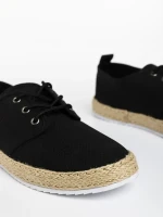 Raiden fekete férfi sportcipő, műbőrből készült