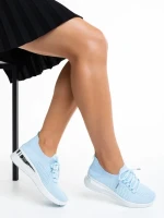 Davinia kék női sportcipő, textil anyagból készült