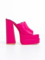 Davena fukszia női papucs, műbőrből készült