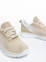 Judie bézs női sportcipő, textil anyagból készült