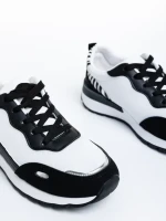 Idella fekete női sportcipő, textil anyagból készült