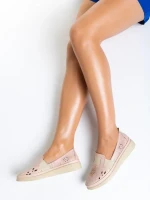 Robertina rózsaszín női cipő, valódi bőrből készült