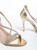 Rosina arany női szandál, műbőrből készült