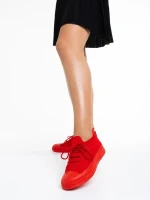 Elexia piros női tornacipő, textil anyagból készült