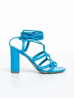 Evalina kék női szandál, műbőrből készült