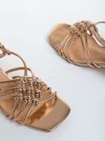 Nereida pezsgő női szandál, műbőrből készült