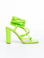 Elesia zöld női szandál, műbőrből készült