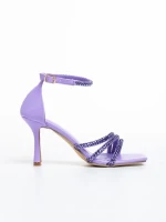 Brittany lila női szandál, műbőrből készült