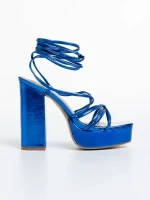 Dimitra kék női szandál, műbőrből készült