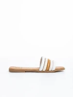 Xyla fekete női papucs, textil anyagból készült