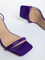 Berenise lila női szandál, műbőrből készült