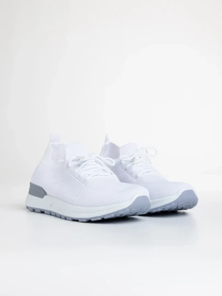 Lucius fehér férfi sport cipő textil anyagból
