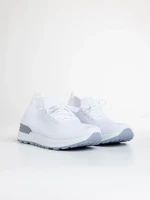 Lucius fehér férfi sport cipő textil anyagból