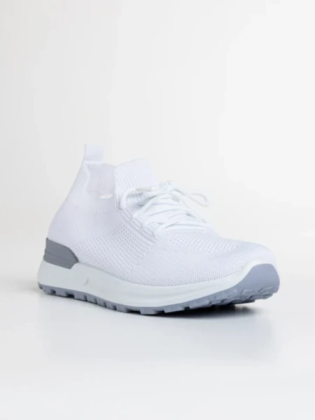 Lucius fehér férfi sport cipő textil anyagból