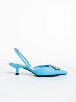 Salinda kék, női cipő, ökológiai bőrből