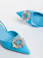 Salinda kék, női cipő, ökológiai bőrből