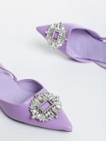 Salinda lila, női cipő, ökológiai bőrből