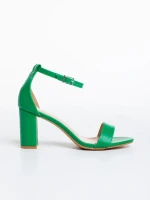 Capria zöld, női szandál, ökológiai bőrből